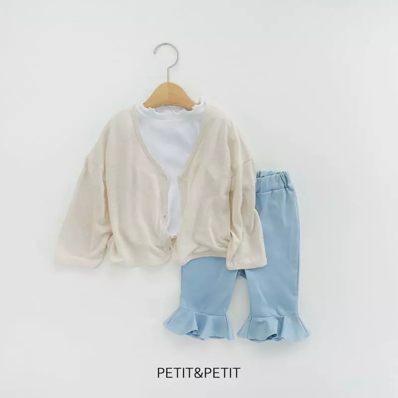 Petit & Petit - Korean Children Fashion - #kidsstore - Linen Cardigan - 3