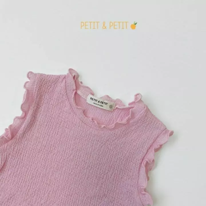 Petit & Petit - Korean Children Fashion - #kidsstore - Terry Sleeveless - 7