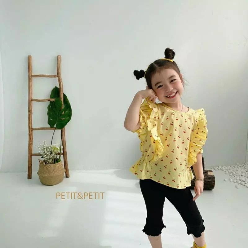 Petit & Petit - Korean Children Fashion - #littlefashionista - Cherry Blouse - 3