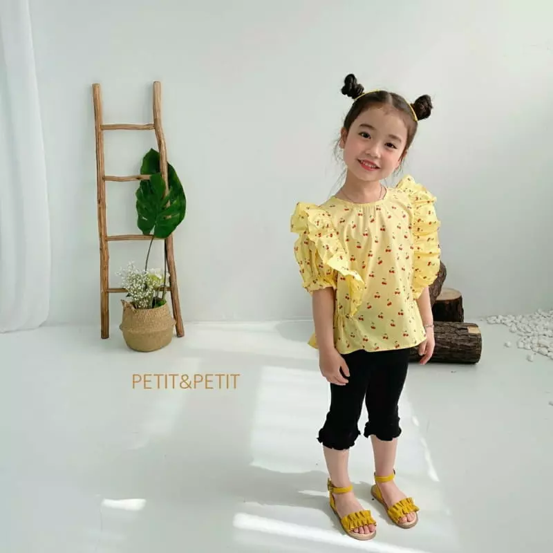 Petit & Petit - Korean Children Fashion - #littlefashionista - Cherry Blouse - 4