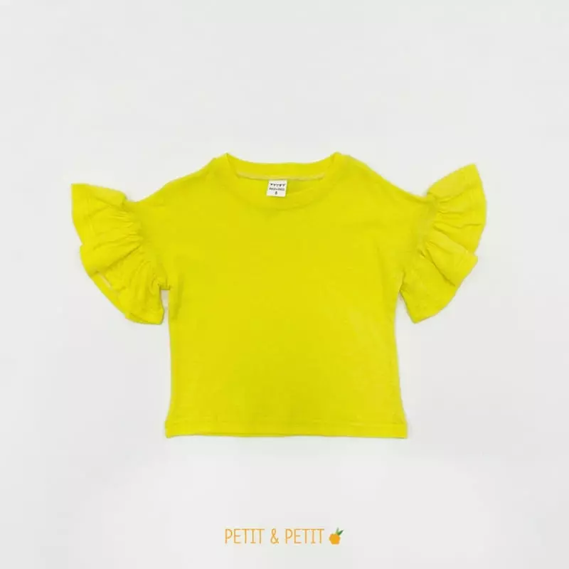 Petit & Petit - Korean Children Fashion - #minifashionista - Frill Tee