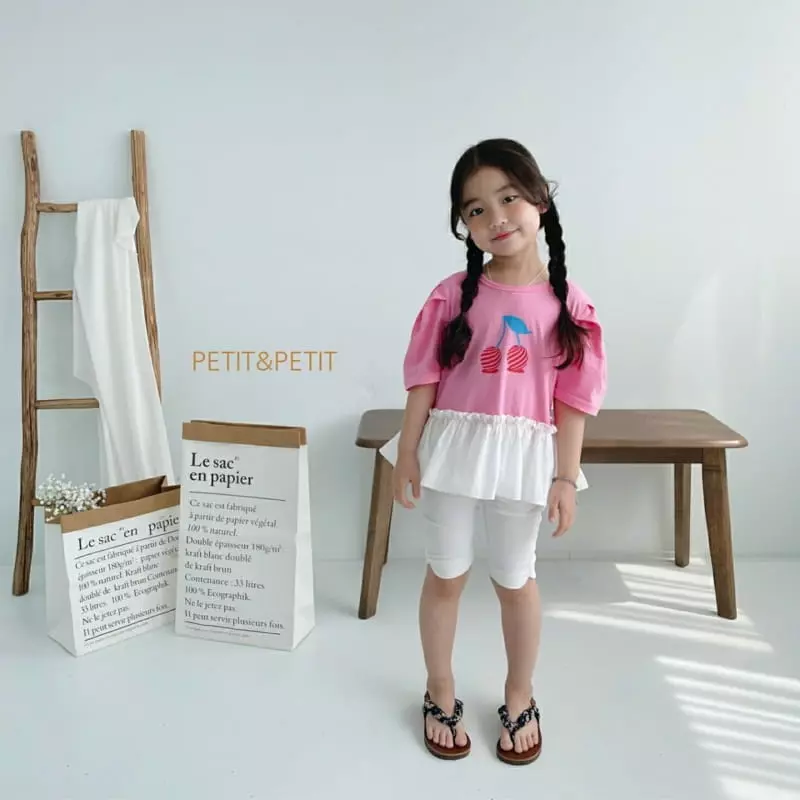 Petit & Petit - Korean Children Fashion - #minifashionista - Cherry Puff Tee - 6