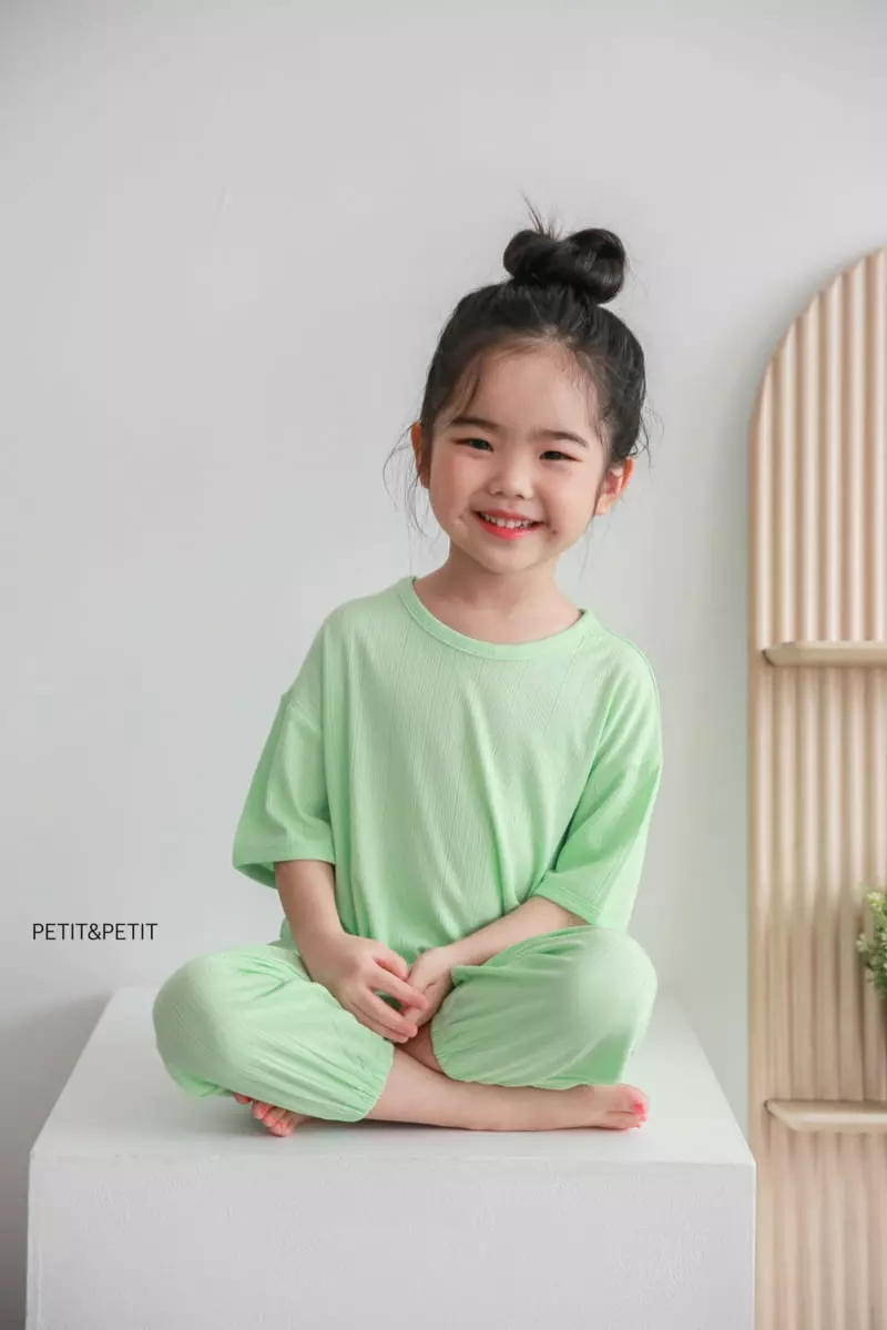 Petit & Petit - Korean Children Fashion - #stylishchildhood - Chalrang Top Bottom Set - 7