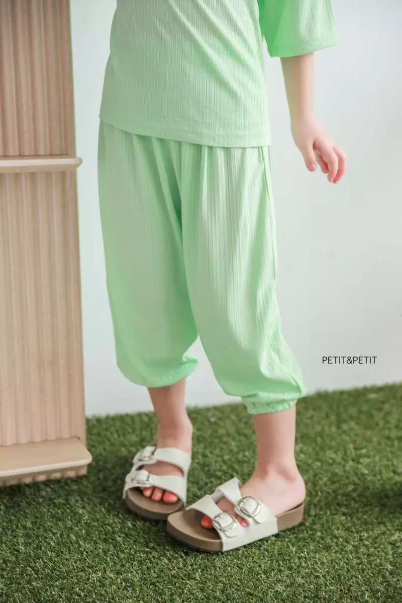 Petit & Petit - Korean Children Fashion - #todddlerfashion - Chalrang Top Bottom Set - 5
