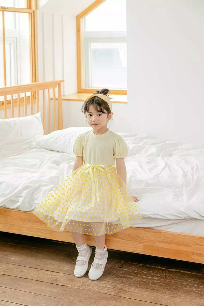 Pink Berry - Korean Children Fashion - #discoveringself - Heart One-Piece