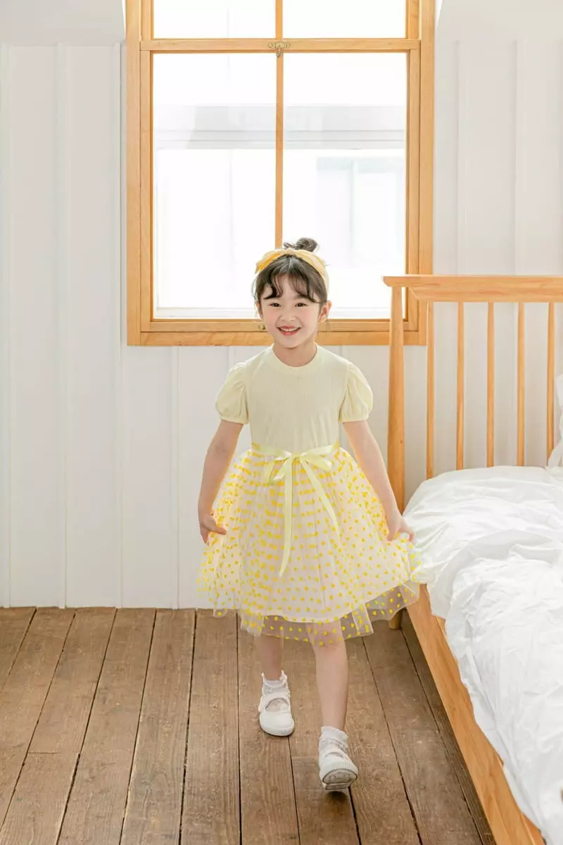 Pink Berry - Korean Children Fashion - #fashionkids - Heart One-Piece - 2