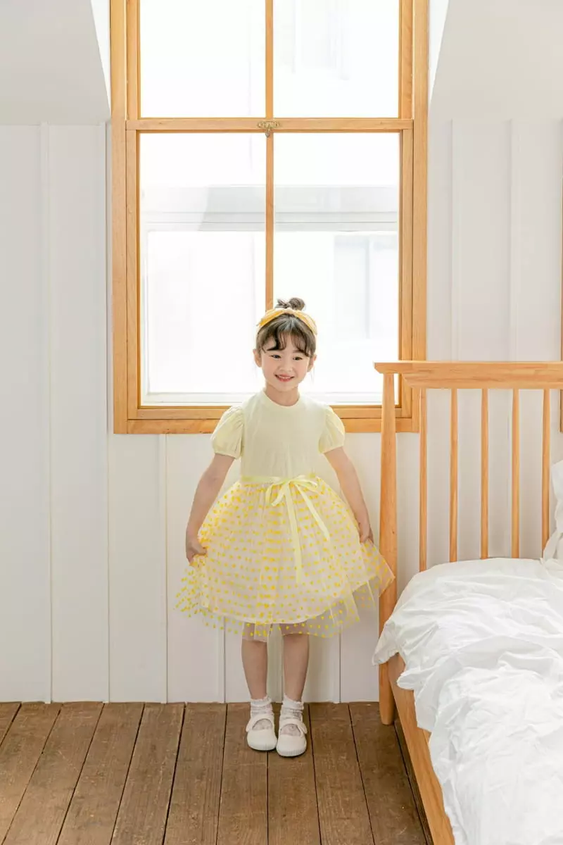 Pink Berry - Korean Children Fashion - #kidsshorts - Heart One-Piece - 3
