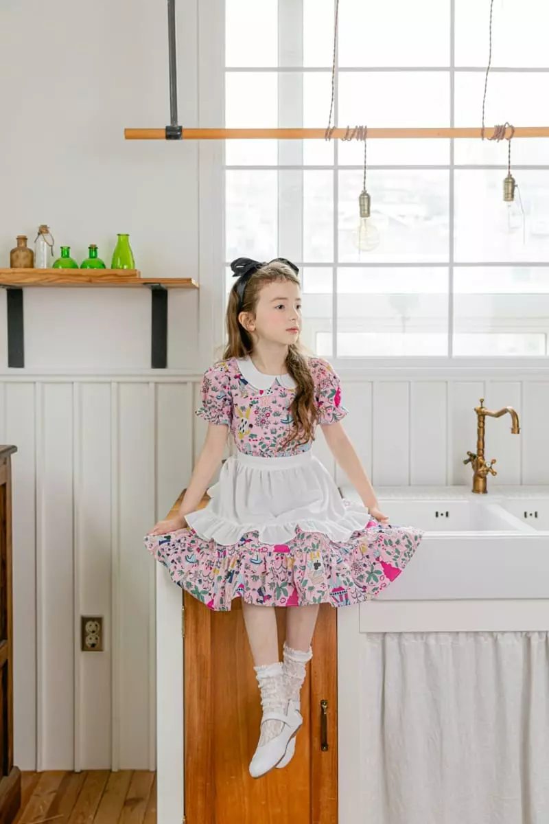 Pink Berry - Korean Children Fashion - #kidsshorts - Alice One-piece - 2