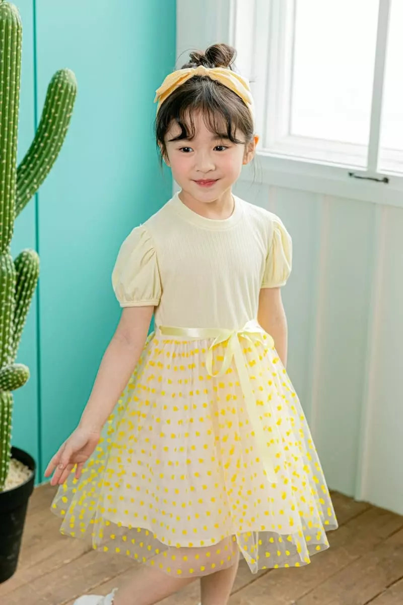 Pink Berry - Korean Children Fashion - #kidsshorts - Heart One-Piece - 4