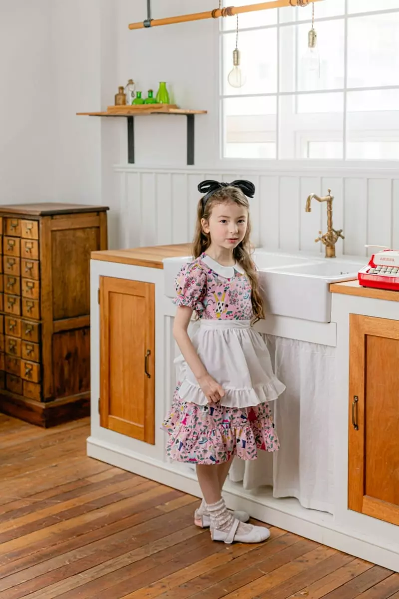 Pink Berry - Korean Children Fashion - #kidsstore - Alice One-piece - 4