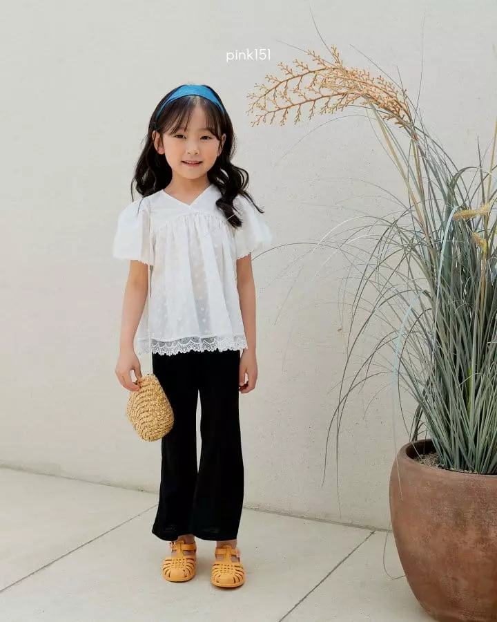 Pink151 - Korean Children Fashion - #kidzfashiontrend - Eyelet Blouse - 4