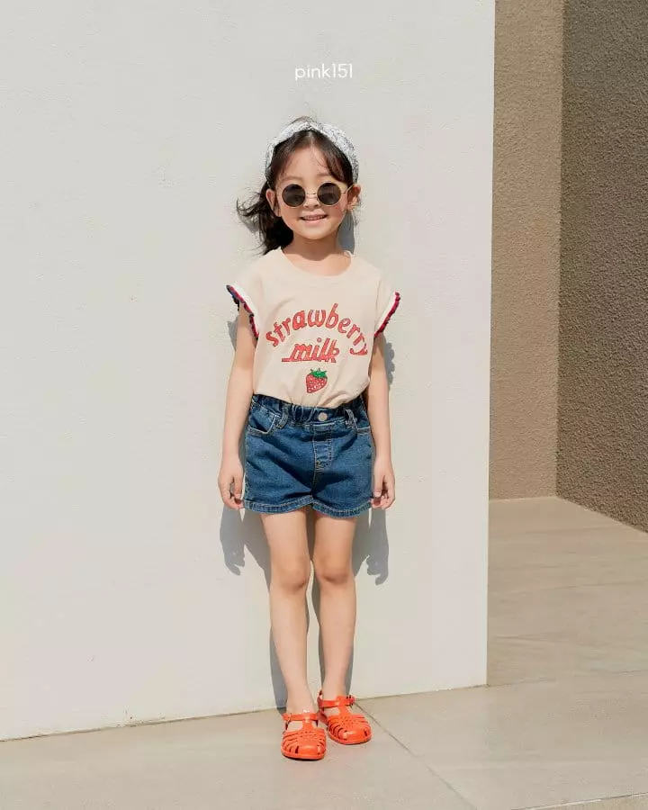 Pink151 - Korean Children Fashion - #Kfashion4kids - Strawberry Sleeveless - 12
