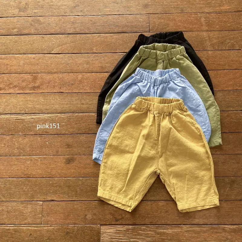 Pink151 - Korean Children Fashion - #childofig - Linen Shorts - 11