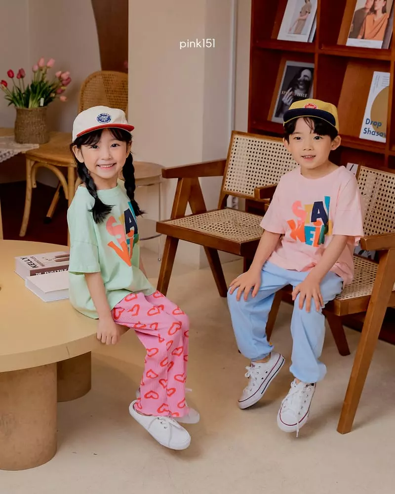 Pink151 - Korean Children Fashion - #childofig - Stay Tee - 11