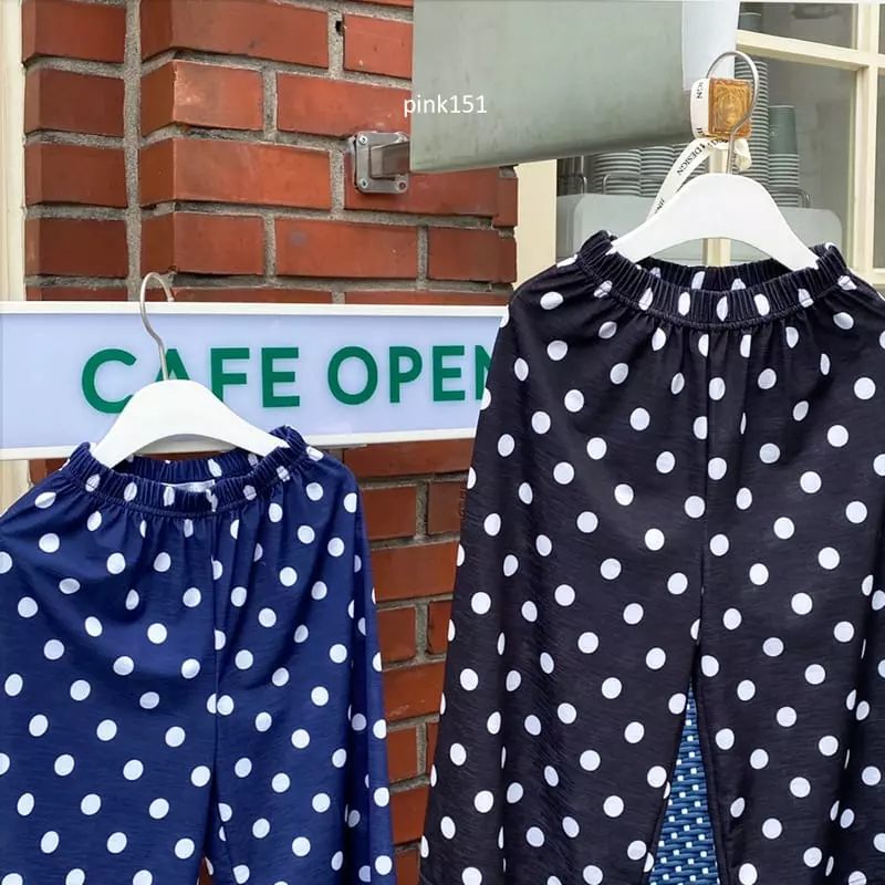 Pink151 - Korean Children Fashion - #childofig - Dot Charlang Pants - 2