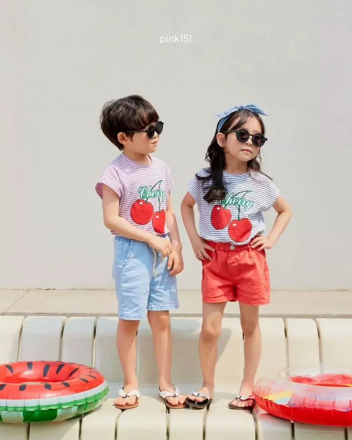 Pink151 - Korean Children Fashion - #childofig - Sweet Cherry Tee - 9