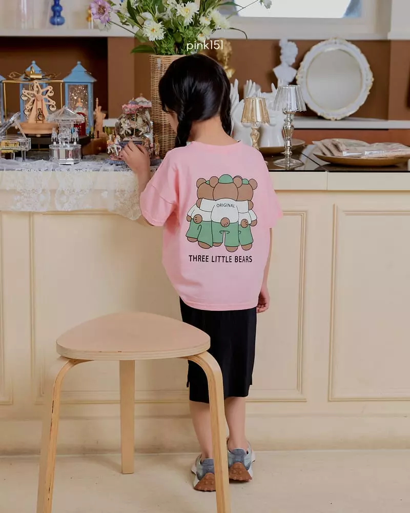 Pink151 - Korean Children Fashion - #childrensboutique - Three Bears Tee - 5