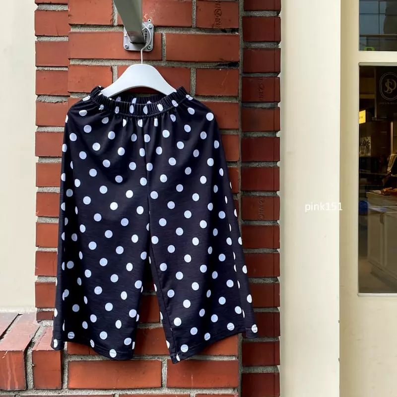 Pink151 - Korean Children Fashion - #childrensboutique - Dot Charlang Pants - 3
