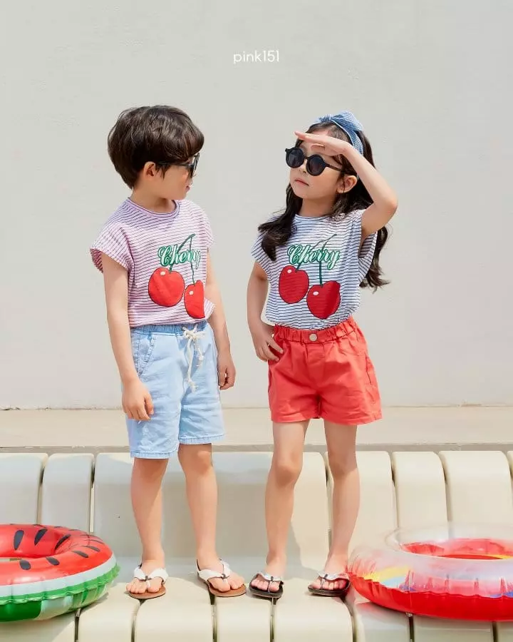 Pink151 - Korean Children Fashion - #childrensboutique - Sweet Cherry Tee - 10