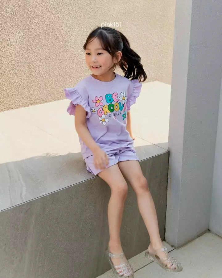 Pink151 - Korean Children Fashion - #childrensboutique - Groovy Top Bottom Set - 2