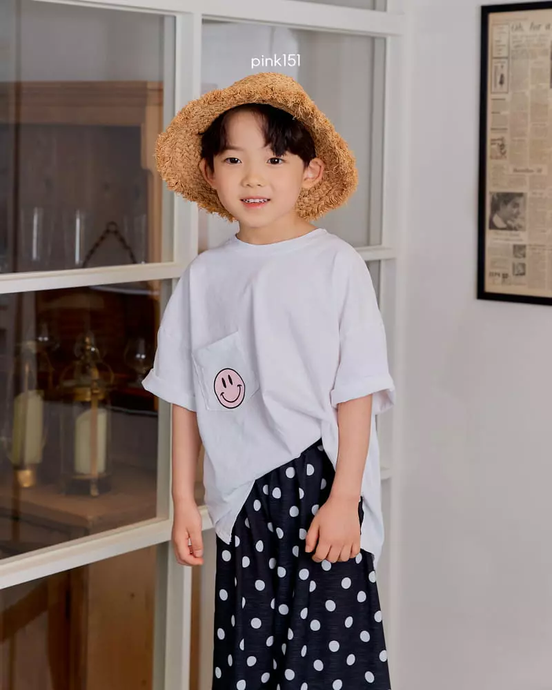 Pink151 - Korean Children Fashion - #designkidswear - Smile Pocket Tee - 12