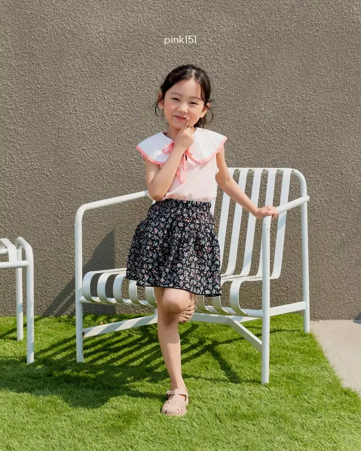 Pink151 - Korean Children Fashion - #designkidswear - Jue Jue Collar Sleeveless