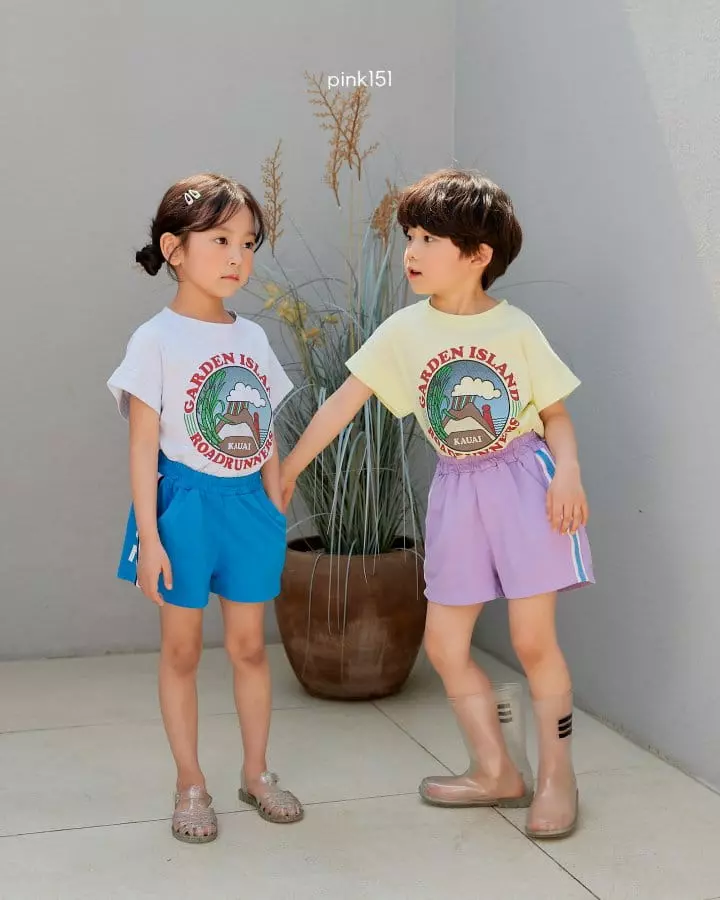 Pink151 - Korean Children Fashion - #designkidswear - Lover Tape Shorts - 7
