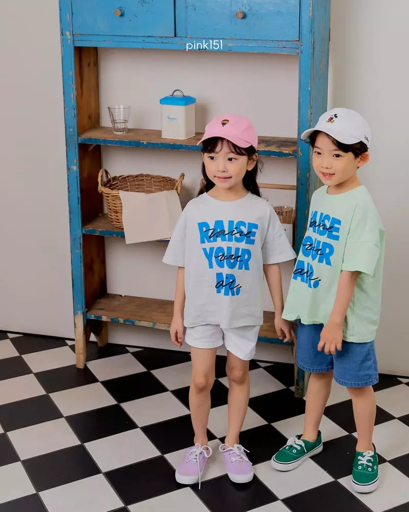 Pink151 - Korean Children Fashion - #discoveringself - Air Tee - 3