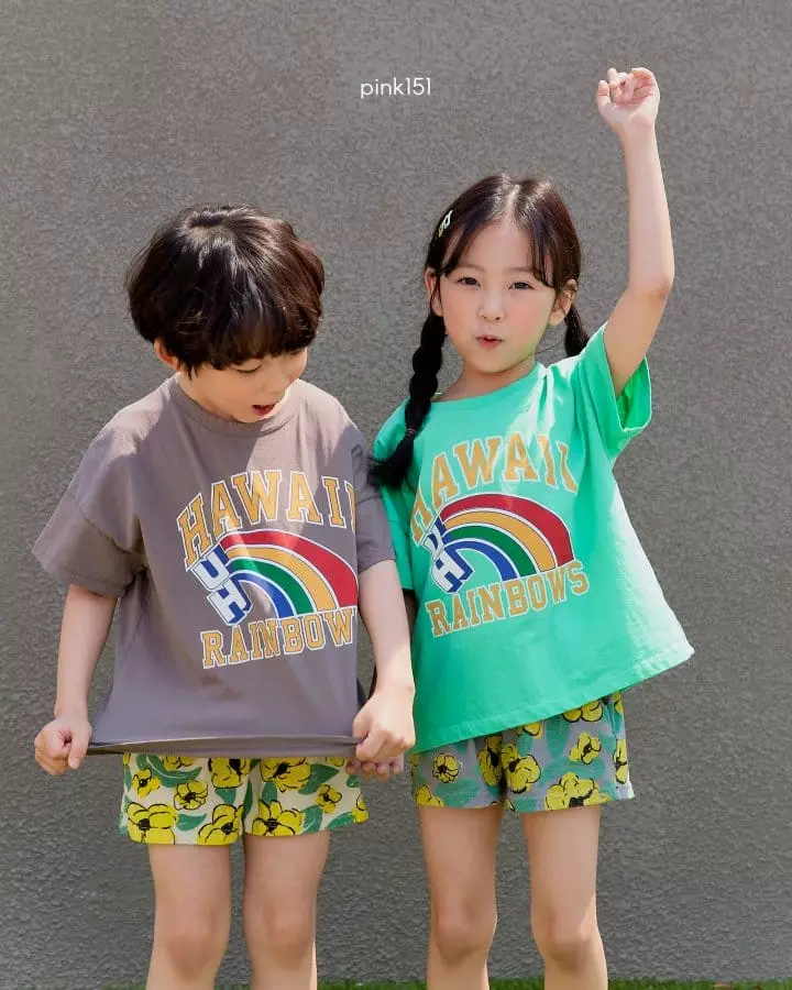 Pink151 - Korean Children Fashion - #discoveringself - Hawaii Tee - 10