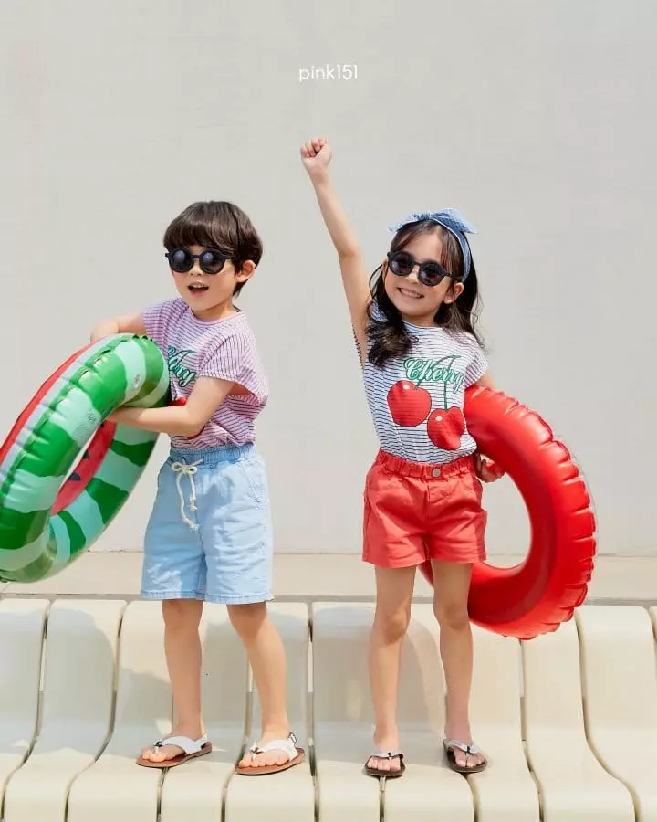 Pink151 - Korean Children Fashion - #discoveringself - Sweet Cherry Tee - 12