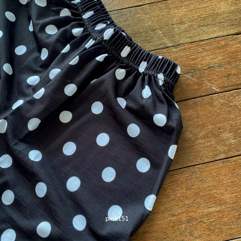 Pink151 - Korean Children Fashion - #fashionkids - Dot Charlang Pants - 6