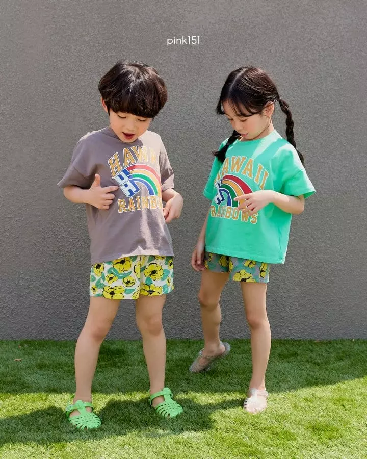 Pink151 - Korean Children Fashion - #fashionkids - Hawaii Tee - 11
