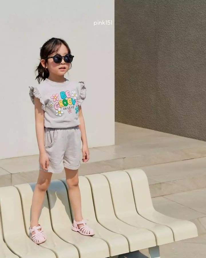 Pink151 - Korean Children Fashion - #fashionkids - Groovy Top Bottom Set - 5