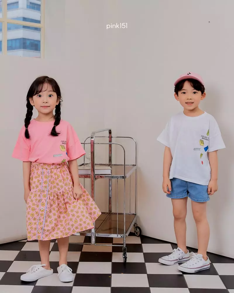 Pink151 - Korean Children Fashion - #kidsshorts - Rego Tee - 11