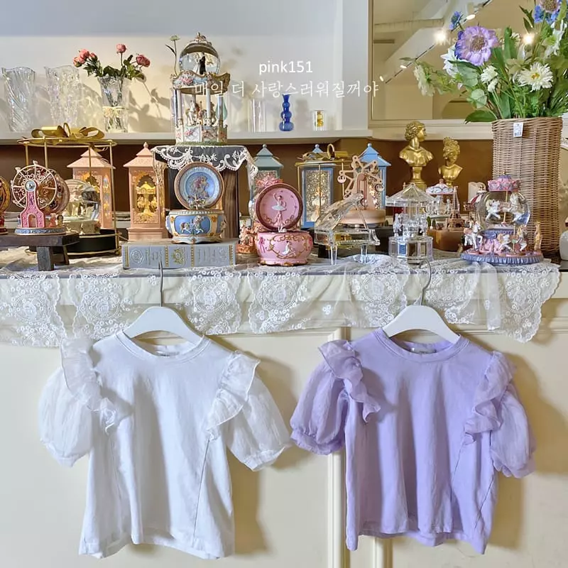 Pink151 - Korean Children Fashion - #kidsshorts - Wings Puff Tee - 9