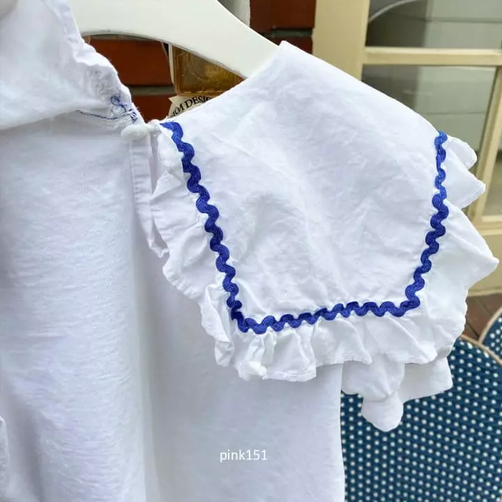 Pink151 - Korean Children Fashion - #kidsshorts - Sailor Puff Tee - 6