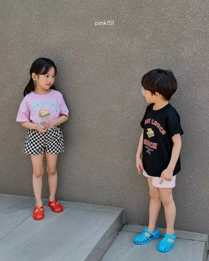 Pink151 - Korean Children Fashion - #kidsshorts - Today Lunch Tee - 9
