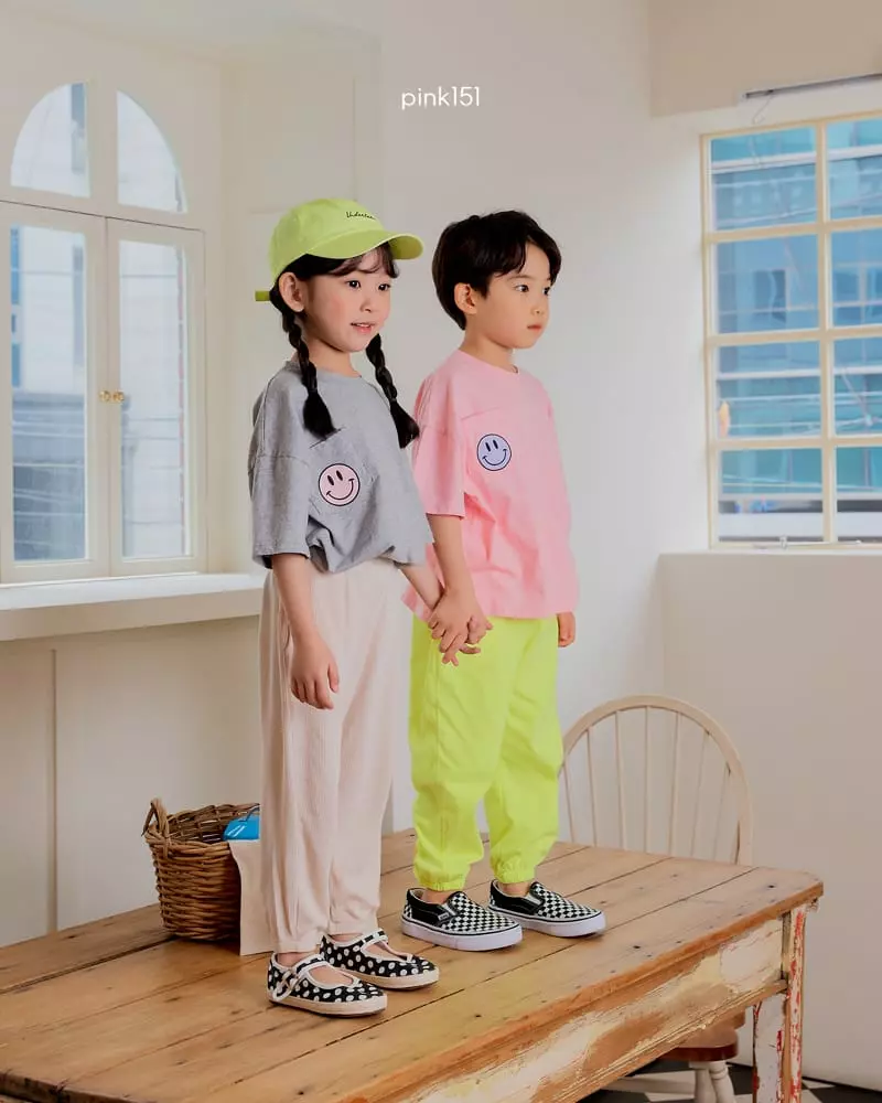 Pink151 - Korean Children Fashion - #kidzfashiontrend - Smile Pocket Tee - 3