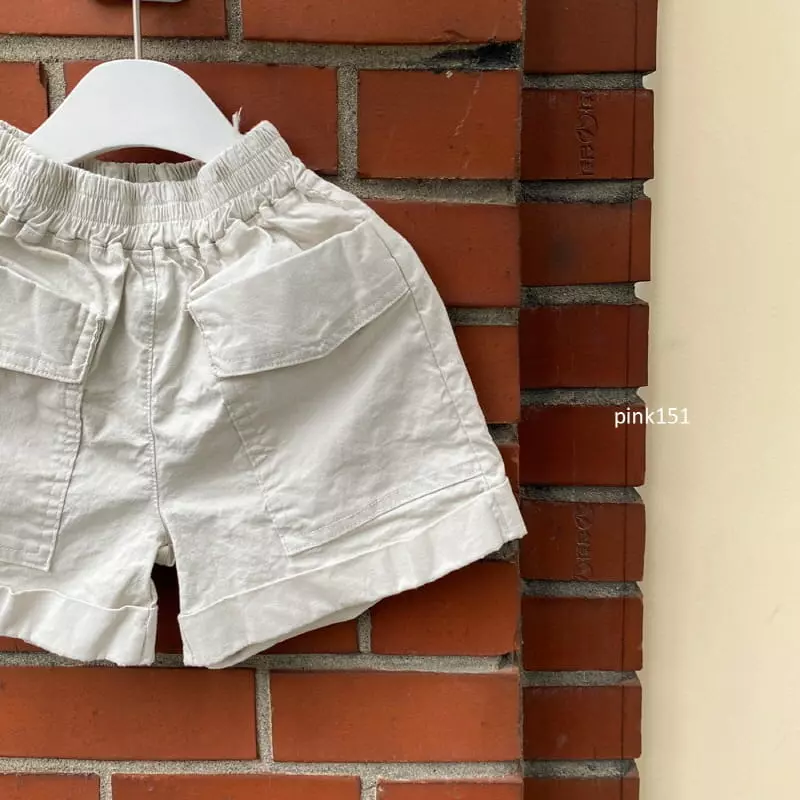 Pink151 - Korean Children Fashion - #littlefashionista - Big Pocket Shorts - 3