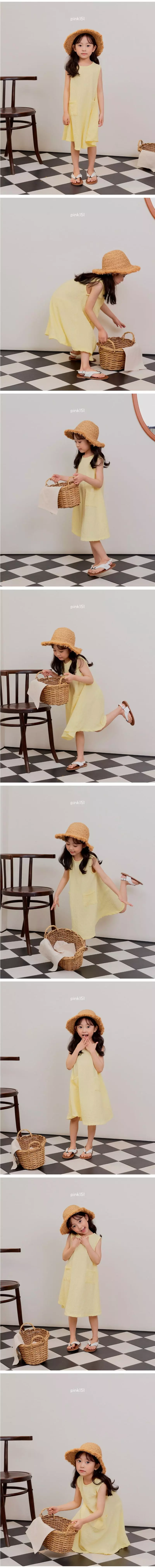 Pink151 - Korean Children Fashion - #littlefashionista - Plare Sleeveless One-piece - 3