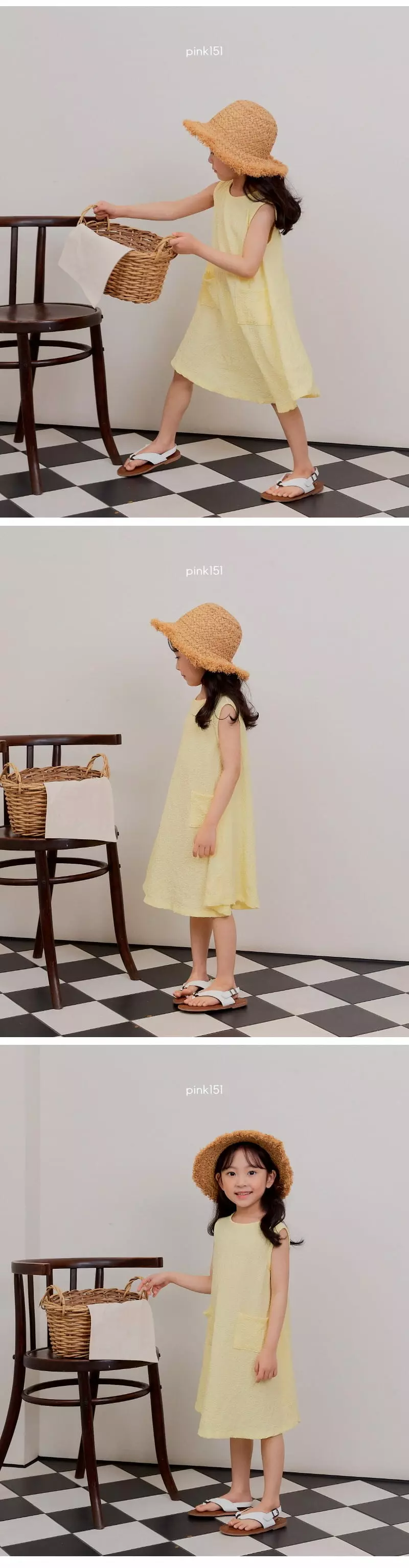 Pink151 - Korean Children Fashion - #littlefashionista - Plare Sleeveless One-piece - 4