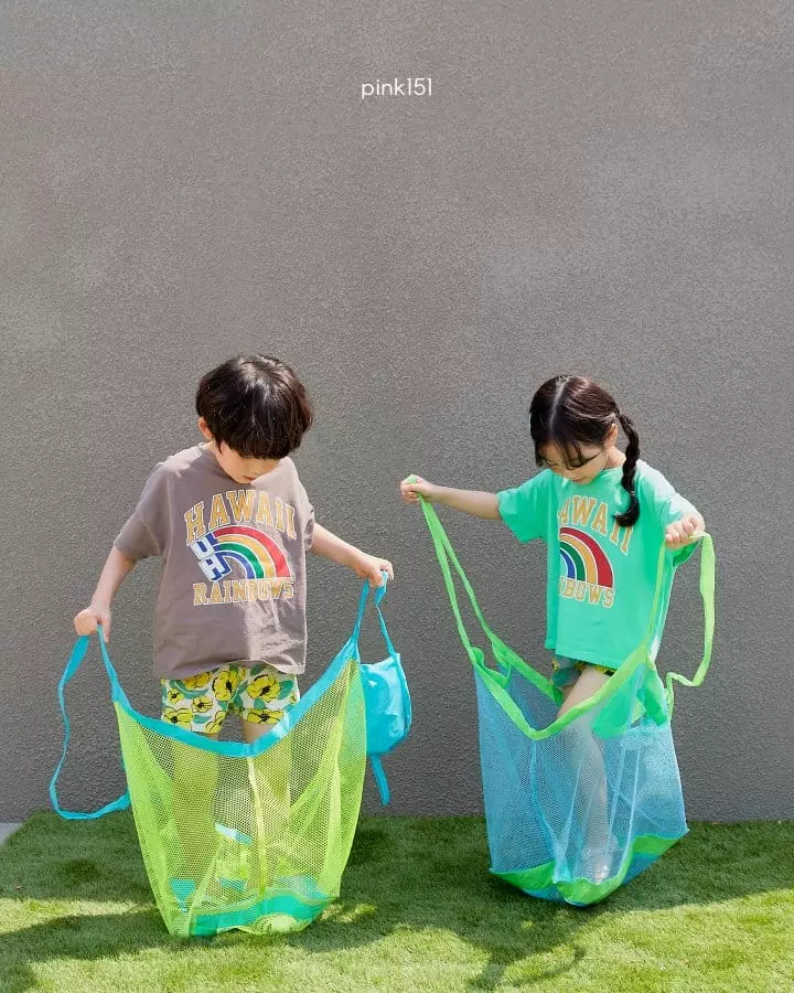 Pink151 - Korean Children Fashion - #magicofchildhood - Hawaii Tee - 3