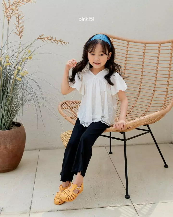 Pink151 - Korean Children Fashion - #magicofchildhood - Eyelet Blouse - 6