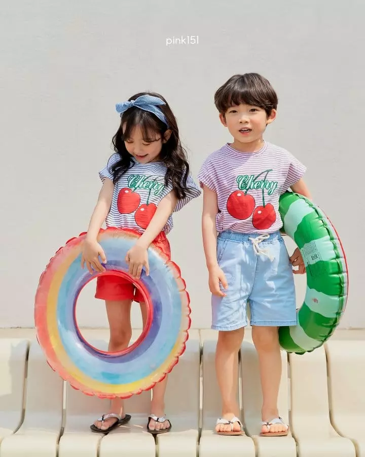 Pink151 - Korean Children Fashion - #magicofchildhood - Sweet Cherry Tee - 3