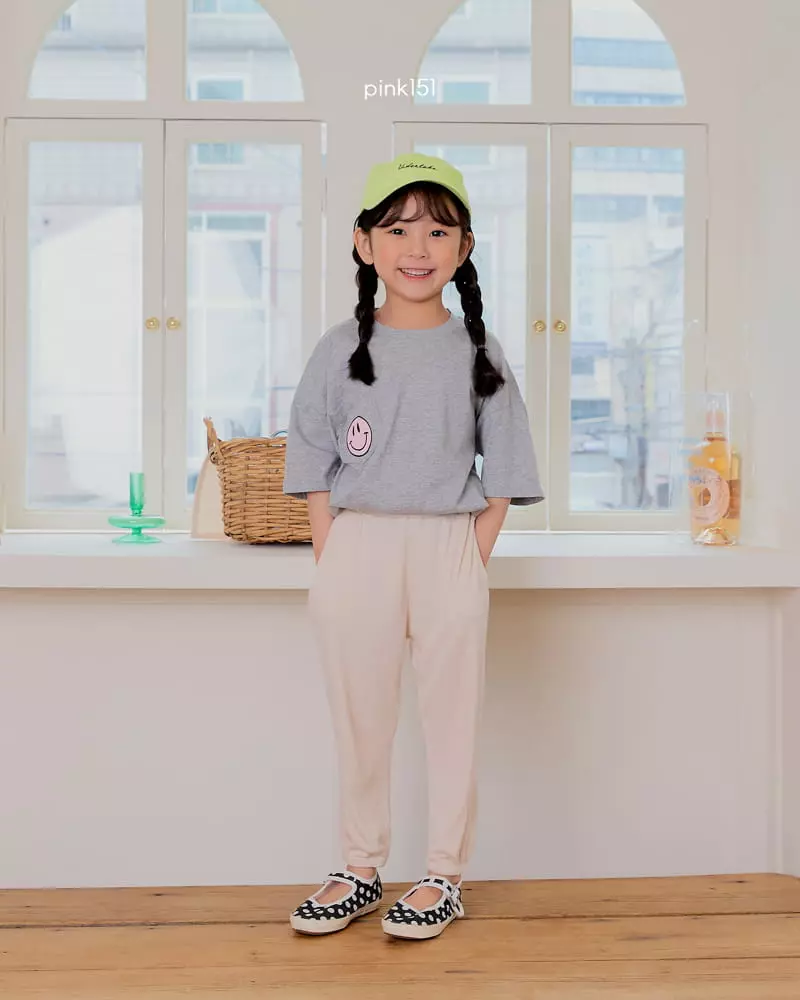 Pink151 - Korean Children Fashion - #minifashionista - Smile Pocket Tee - 7