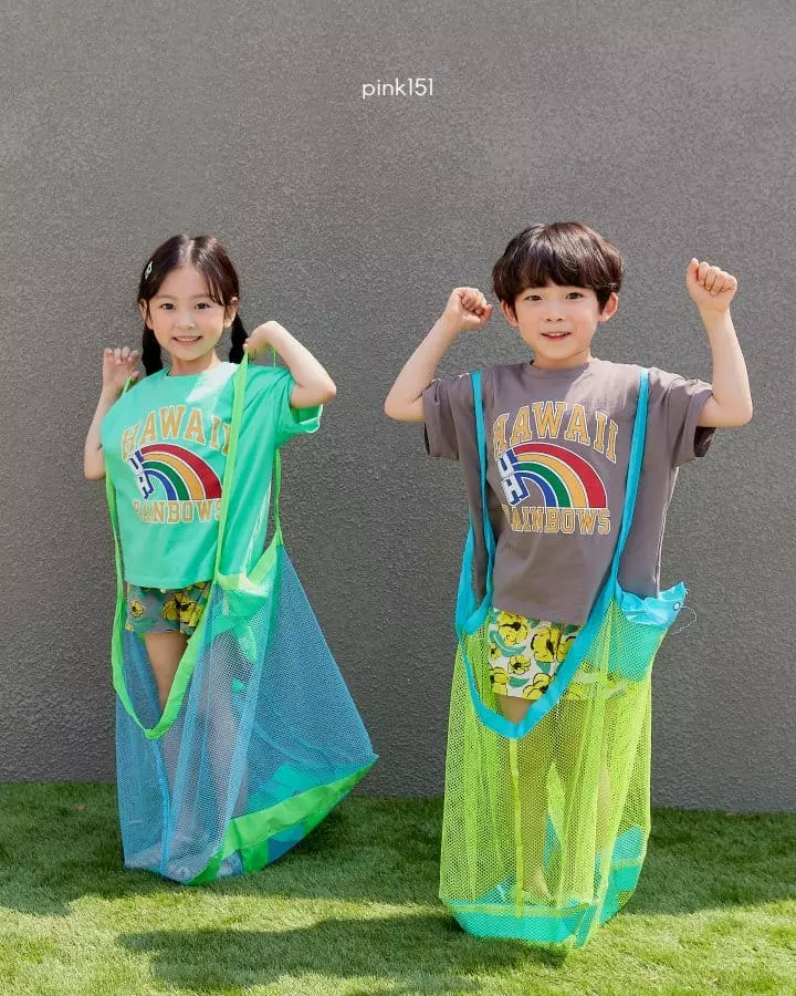 Pink151 - Korean Children Fashion - #magicofchildhood - Hawaii Tee - 4
