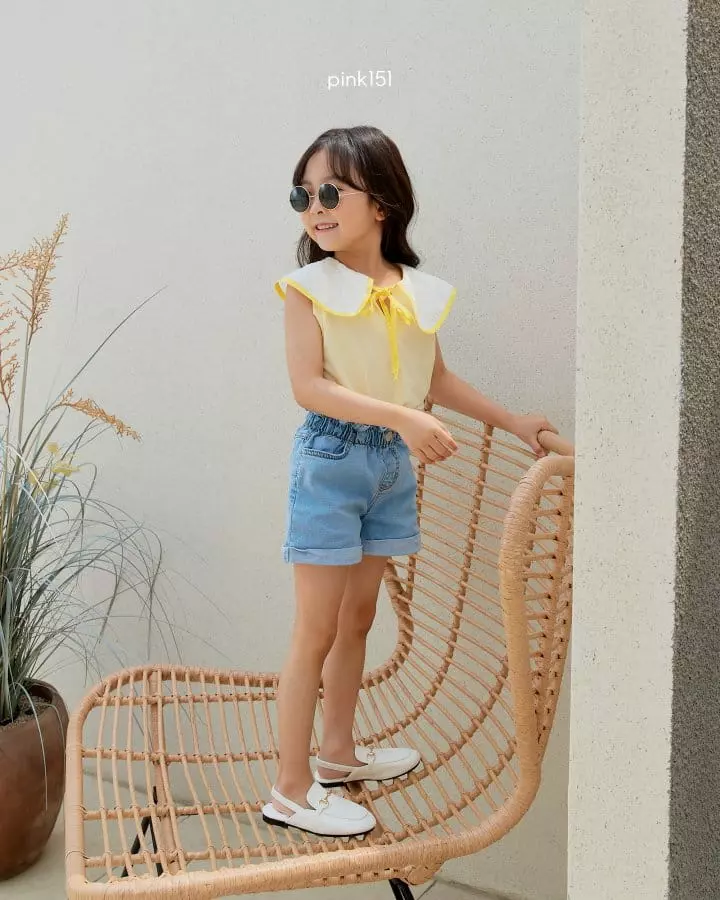 Pink151 - Korean Children Fashion - #minifashionista - Jue Jue Collar Sleeveless - 10
