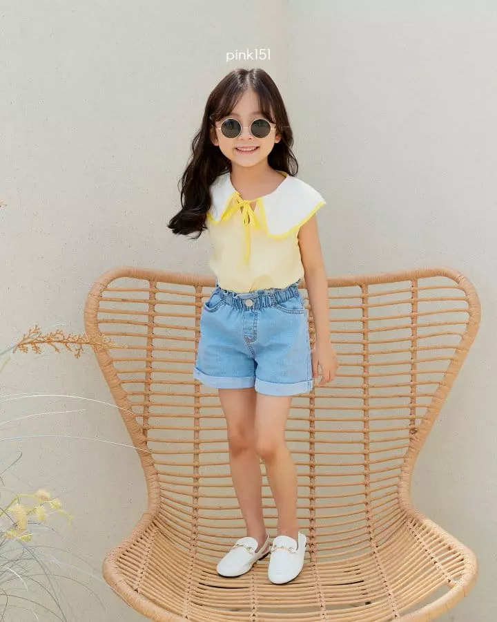Pink151 - Korean Children Fashion - #prettylittlegirls - Jue Jue Collar Sleeveless - 11