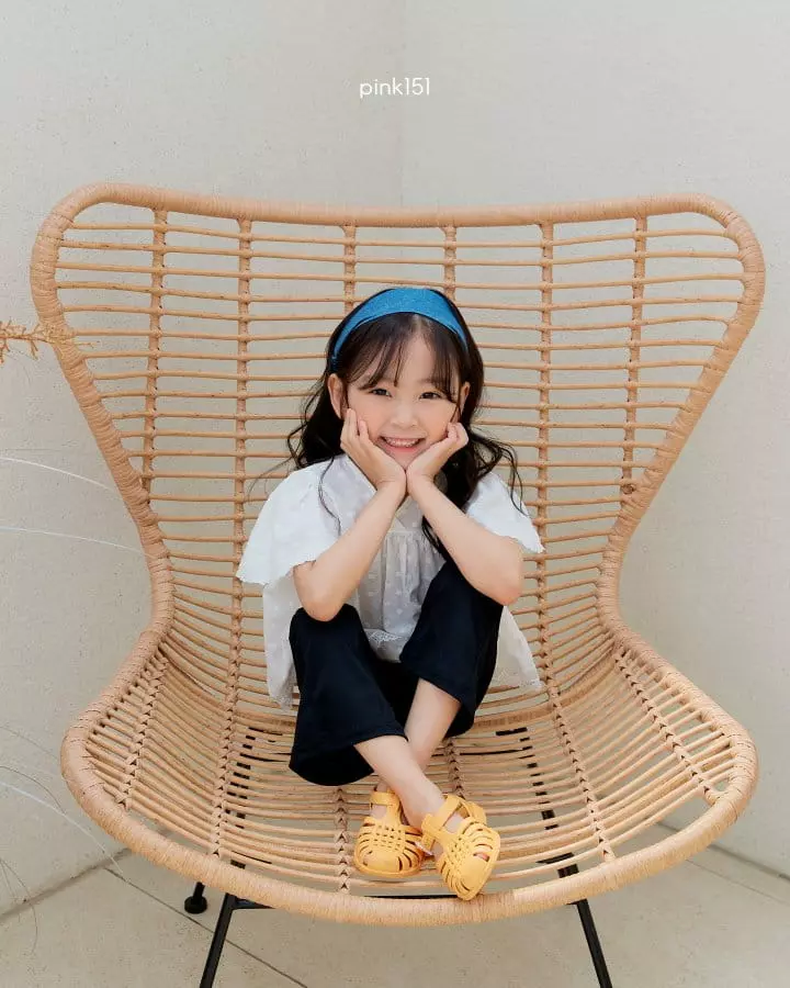 Pink151 - Korean Children Fashion - #stylishchildhood - Eyelet Blouse - 11