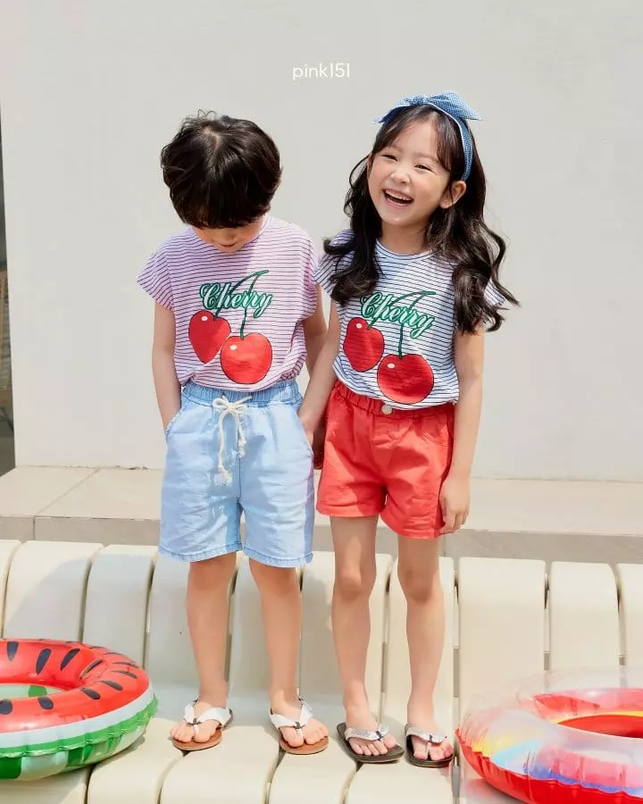 Pink151 - Korean Children Fashion - #stylishchildhood - Sweet Cherry Tee - 8